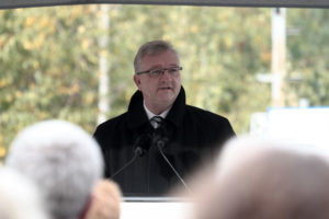 75. Jahrestag der Holocaust Deportationen in Berlin Grunewald