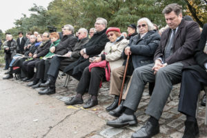 75. Jahrestag der Holocaust Deportationen in Berlin Grunewald