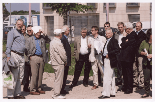Besuch des Beirates auf der Baustelle des Holocaust-Ddenkmals, 16. Mai 2002