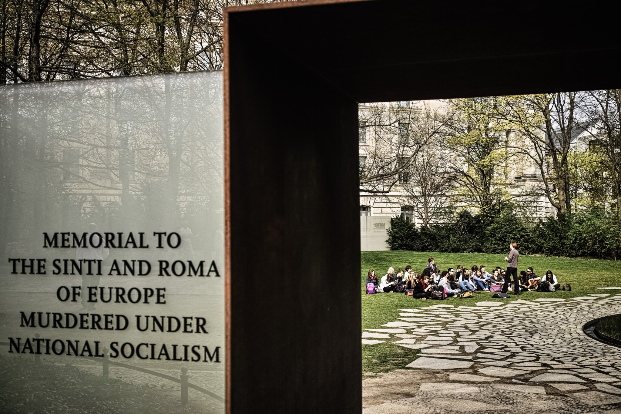 Damage to the Memorial to the Sinti and Roma of Europe Murdered under National Socialism