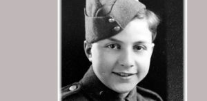 Frank Meisler 1943 in London in der Kadettenuniform der Polnischen Armee, Foto: Frank Meisler