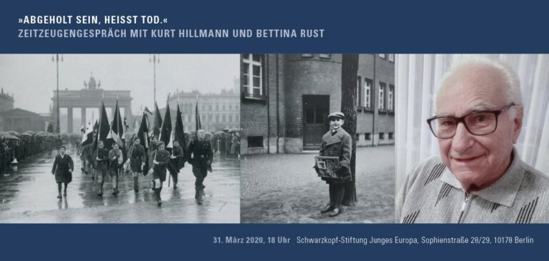 20200331 Zeitzeugengespraech mit Kurt Hillmann und Bettina Rust 1