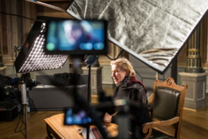 20.10.20 Making Off Vorlesetag mit Dagmar Manzel, Foto Marko Priske