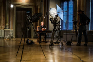 20.10.20 Making Off Vorlesetag mit Dagmar Manzel, Foto Marko Priske