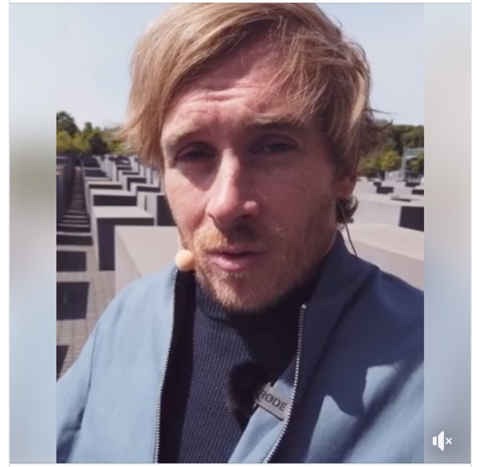 Samuel Koch las am 8. Mai im Holocaust-Denkmal - Stiftung Denkmal für ...