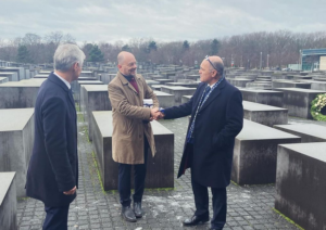 2024 01 22 Besuch österreichischer Nationalratspräsident Linhardt Baumann Sobutka 2