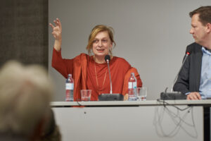 Dr. Éva Kovács, Soziologin am Wiener Wiesenthal Institut für Holocaust-Studien sowie an der ELTE – TK in Budapest, Foto: Ständige Konferenz