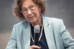 Berlin.007.05.2025 Foto: © Yorck Maecke Landesvertretung von Thüringen in Berlin. "Theresienstadt ... das war eigentlich der Vorhof zur Hölle!" Frau Ingeborg Geißler.