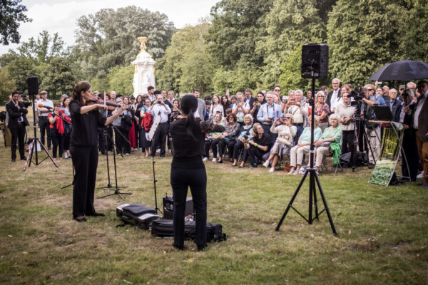 Berlin, 24. Juni 2025: Gedenkstunde anlässlich des 92. Jahrestags des Verbots der Glaubensgemeinschaft der Zeugen Jehovas © Stiftung Denkmal, Foto: Marko Priske