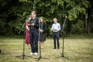 Berlin, 24. Juni 2025: Lesung von Kurzbiographien © Stiftung Denkmal, Foto: Marko Priske