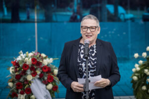 05. Septmeber 2025, Irit Kulzk, Vorsitzende des Förderkreises Gedenk-Ort T4 e.V., © Stiftung Denkmal, Foto: Marko Priske