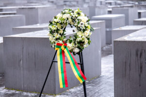 Kranz der Litauischen Ministerpräsidentin Inga Ruginiené © Botschaft der Republik Litauen, Foto: Laima Penek