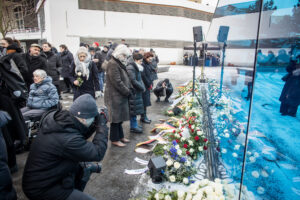 Gedenken am Gedenkort für die Opfer der NS-›Euthanasie‹-Morde © Stiftung Denkmal, Foto: Marko Priske