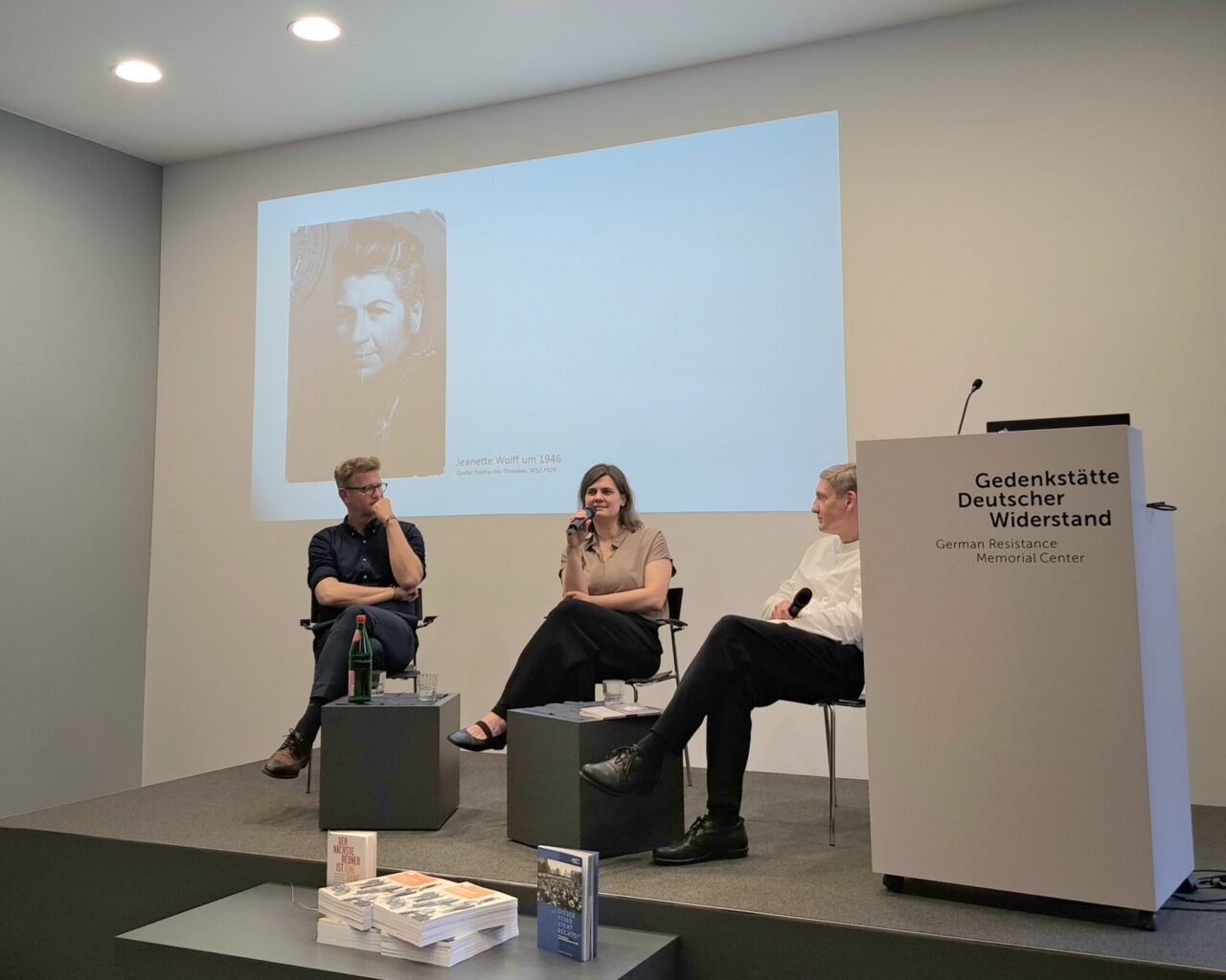 V. l. n. r.: Dr. Hilmar Sack, Julia Pietsch und Uwe Neumärker, Foto: © Stiftung Denkmal