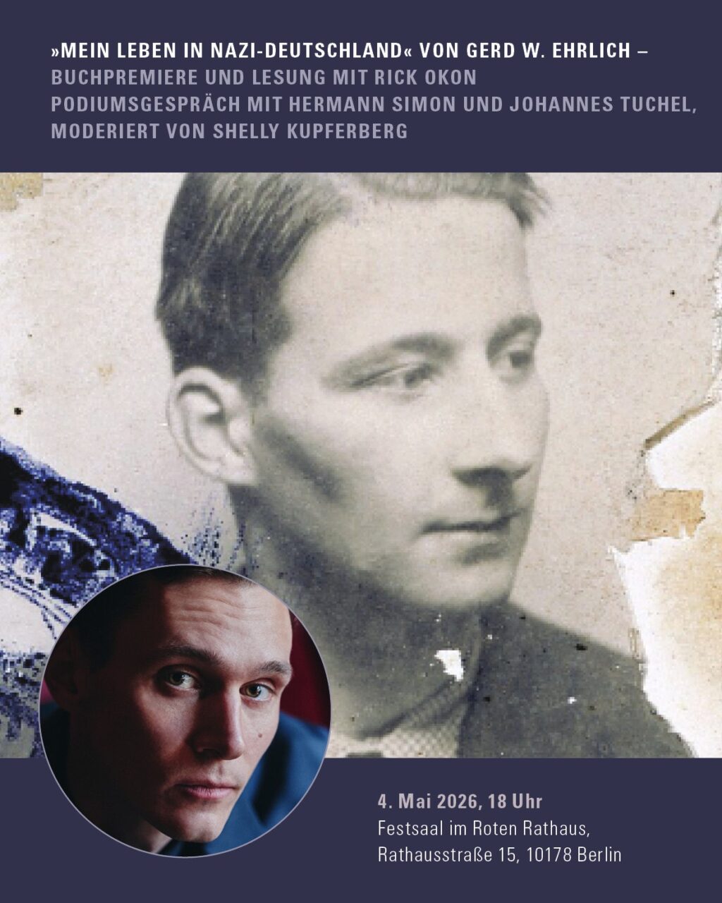 »MEIN LEBEN IN NAZI-DEUTSCHLAND« von Gerd W. Ehrlich – Buchpräsentation und Gespräch