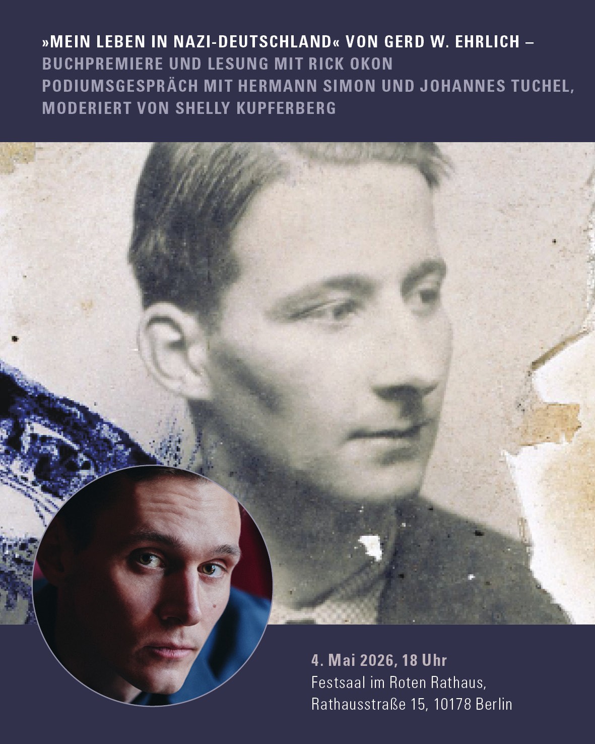 »MEIN LEBEN IN NAZI-DEUTSCHLAND« von Gerd W. Ehrlich – Buchpräsentation und Gespräch