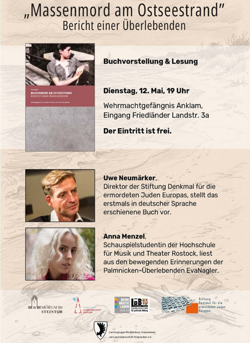 Buchvorstellung und Lesung im Wehrmachtsgefängnis in Anklam