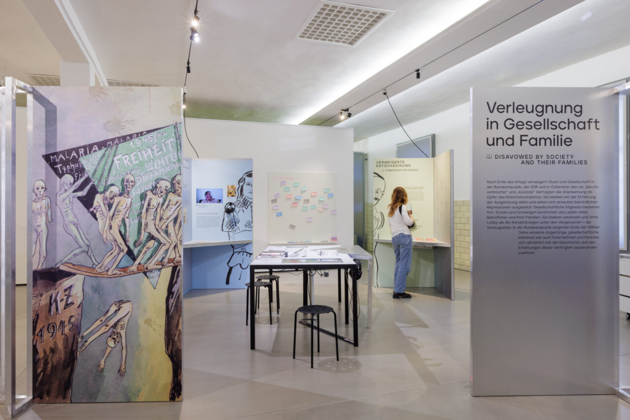 Exhibition “The Disavowed”, © KZ-Gedenkstätte Flossenbürg, Foto: Thomas Dashuber