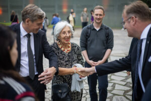 Gedenken am 2. August 2026, am Denkmal für Sinti und Roma © Stiftung Denkmal, Foto Thomas Rafalzyk