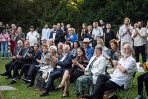Gedenken am 2. August 2026, am Denkmal für Sinti und Roma © Stiftung Denkmal, Foto Thomas Rafalzyk