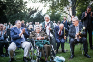 Gedenken am Sinti und Roma Denkmal am 2. August 2021 © Stiftung Denkmal, Foto Marko Priske (116)