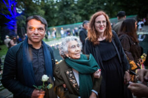 Gedenken am Sinti und Roma Denkmal am 2. August 2021 © Stiftung Denkmal, Foto Marko Priske (138)