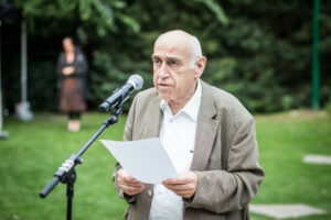 Gedenken am Sinti und Roma Denkmal am 2. August 2021 © Stiftung Denkmal, Foto Marko Priske (57)
