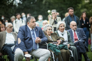 Gedenken am Sinti und Roma Denkmal am 2. August 2021 © Stiftung Denkmal, Foto Marko Priske (74)