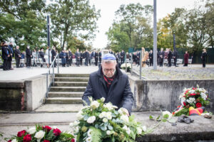 Gedenken am Mahnmal Gleis 17 im Oktober 2021 (131)