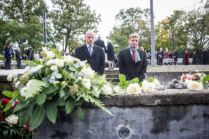 Gedenken am Mahnmal Gleis 17 im Oktober 2021 (150)