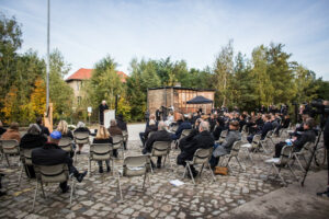 Gedenken am Mahnmal Gleis 17 im Oktober 2021 (84)