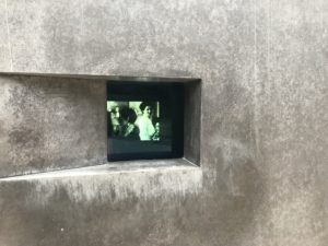 Film im Homosexuellen-Denkmal, Foto: Marko Priske