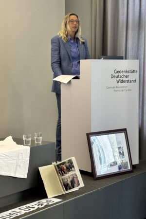 Berlin, 30. Juni 2025: Sonja Meyrl, Europäisches Parlament © Stiftung Denkmal
