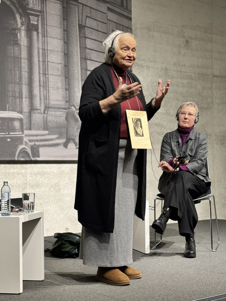 Svitlana Petrowskaja im Gespräch mit Dr. Babette Quinkert, Foto: © Stiftung Denkmal