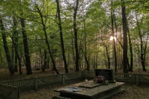 Massengräber im Wald bei Kleczew