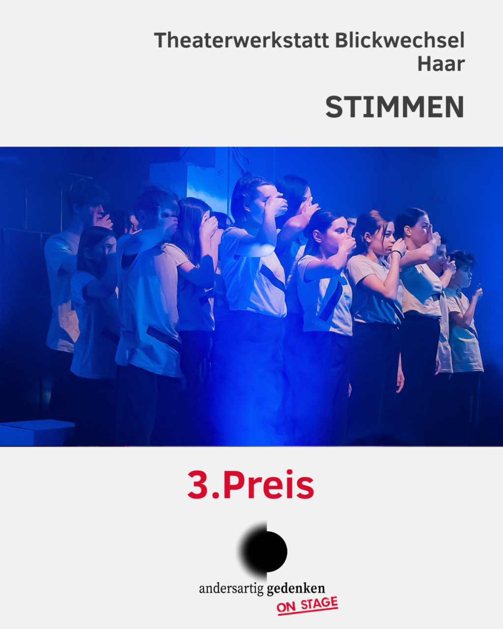 © STIMMEN, Theaterwerkstatt Blickwechsel am Gymnasium Haar