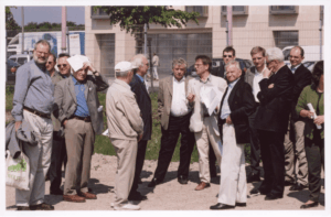 Besuch des Beirates auf der Baustelle des Holocaust-Ddenkmals, 16. Mai 2002