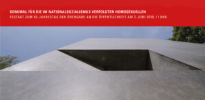 Denkmal für die im Nationalsozialismus verfolgten Homosexuellen