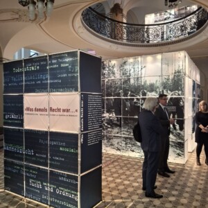 Eröffnung der Wanderausstellung »›Was damals Recht war …‹ – Soldaten und Zivilisten vor Gerichten der Wehrmacht« im Oberlandesgericht Düsseldorf