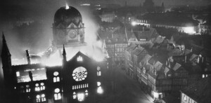 Brennende Synagoge Hannover, 10. November 1938, © Historisches Museum Hannover