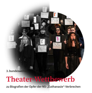 Informationsflyer Theaterwettbewerb andersartig gedenken