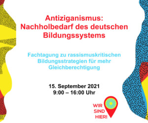WIR-SIND-HIER Fachtagung Antiziganismus
