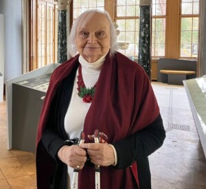 Svitlana Petrowskaja im Haus der Wannsee-Konferenz, März 2023 © GHWK